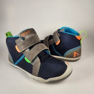 PLAE Max Boys High Top Boot Size 13 Steel Navy Kids Sneaker Shoe